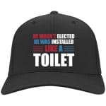 He Wasn't Elected He Hat, Black, Twill Cap