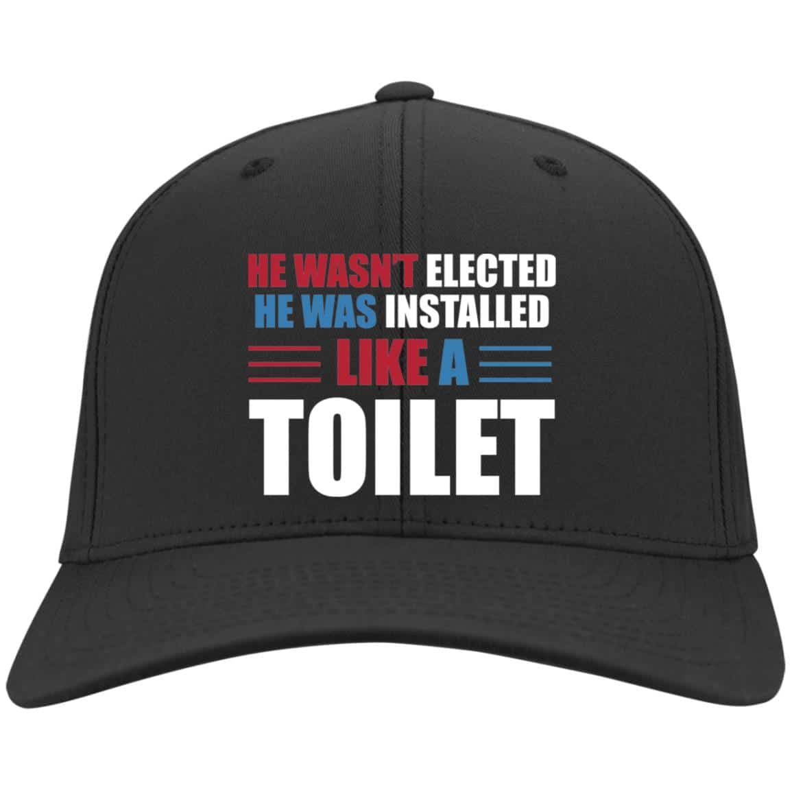 He Wasn't Elected He Hat, Black, Twill Cap