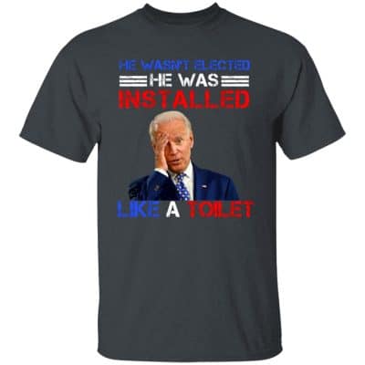 3VT. Biden He Was's Elected 2, Dark Heather, Unisex T-Shirt