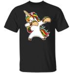 Unicorn 2, Black, Unisex T-Shirt