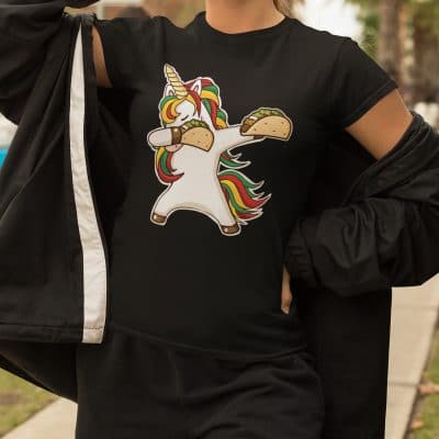 Alternative view of Cinco De Mayo 2022 Funny Unicorn T-Shirt - V-Neck Shirt