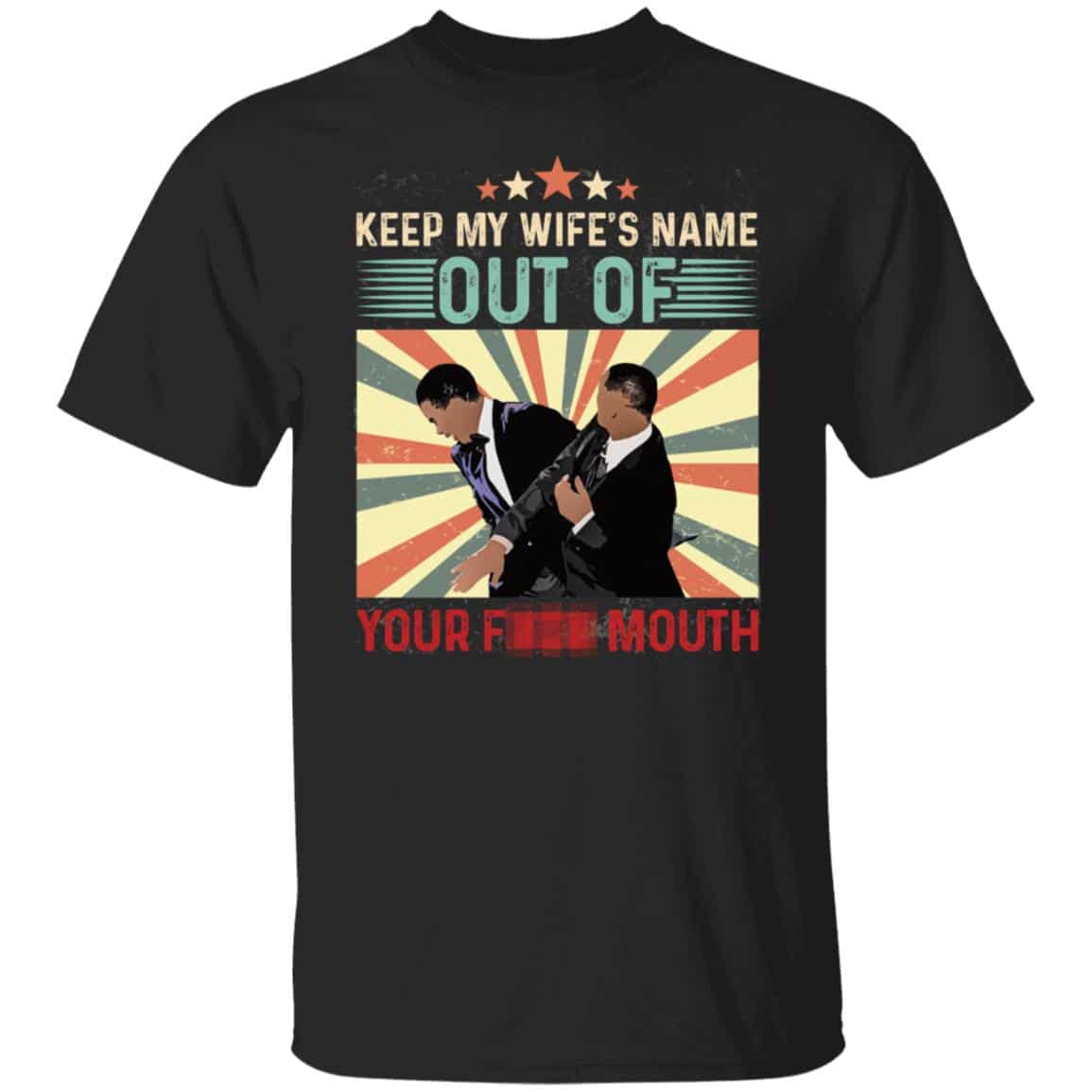 7VT. Keep My Wife's Name Vintage, Black, Unisex T-Shirt