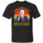 1VT. Biden For God's Sake 1, Black, Unisex T-Shirt