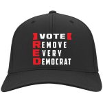 7VT. Remove Every Democrat hat, Black, Twill Cap