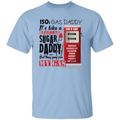 1. Gas Daddy (tee), Light Blue, Unisex T-Shirt