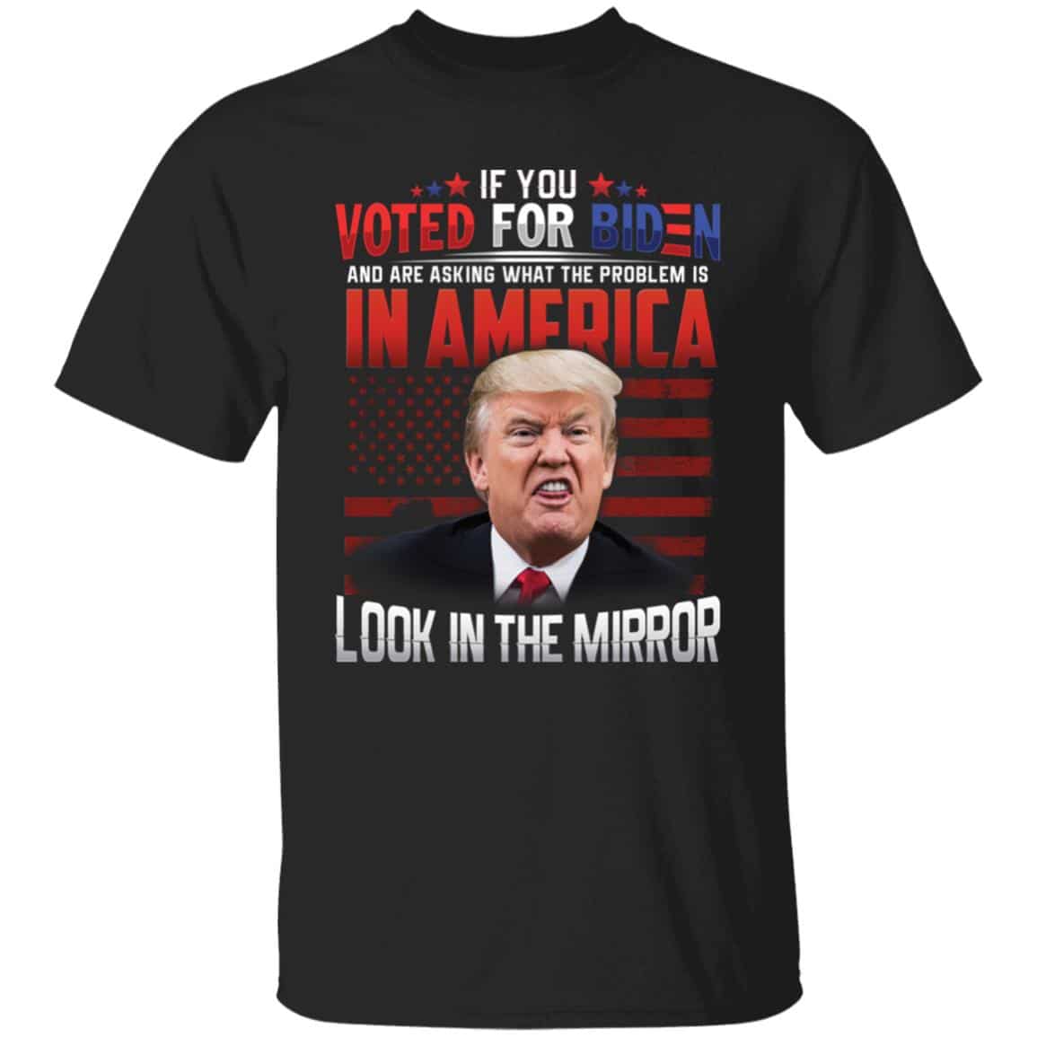 trump 1, Black, Unisex T-Shirt
