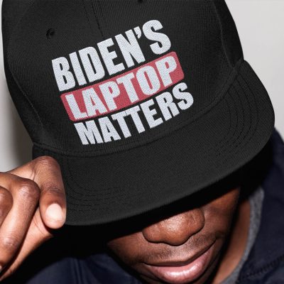 Biden's Laptop Matter Twill Cap - High-Profile Snapback Hat