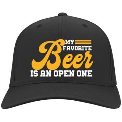 Beer 1, Black, Twill Cap