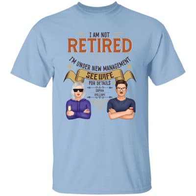 Personalized wife shirt, Light Blue, Unisex T-Shirt