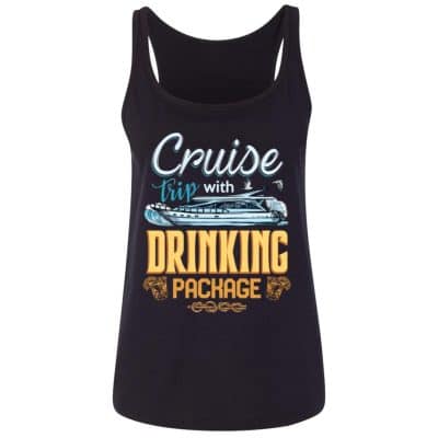 3Th. Cruise Trip, Black, Ladies Tank Top