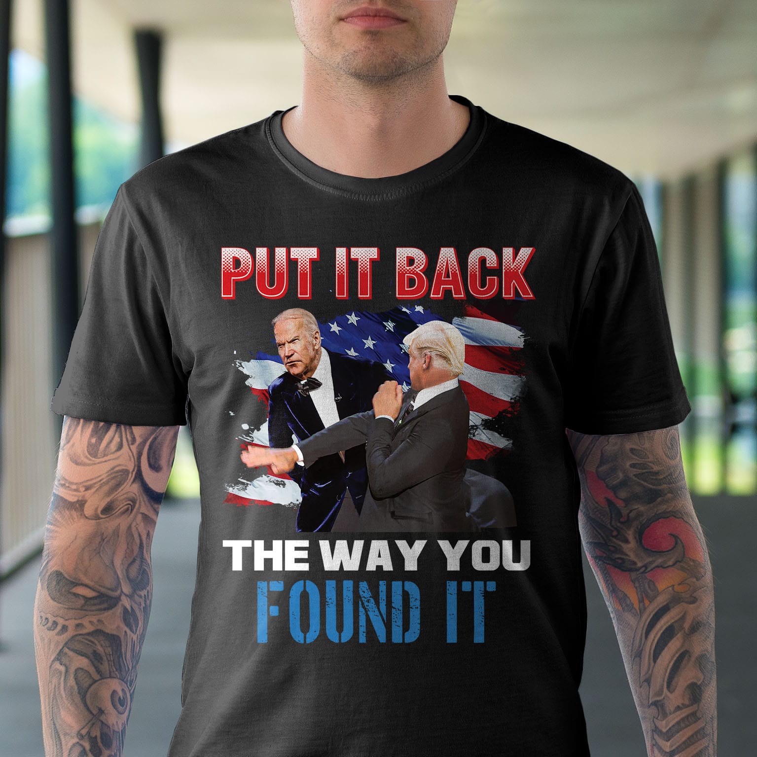 1VT. Trump Biden Put It Back shirt mk1