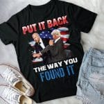 1VT. Trump Biden Put It Back shirt mk2