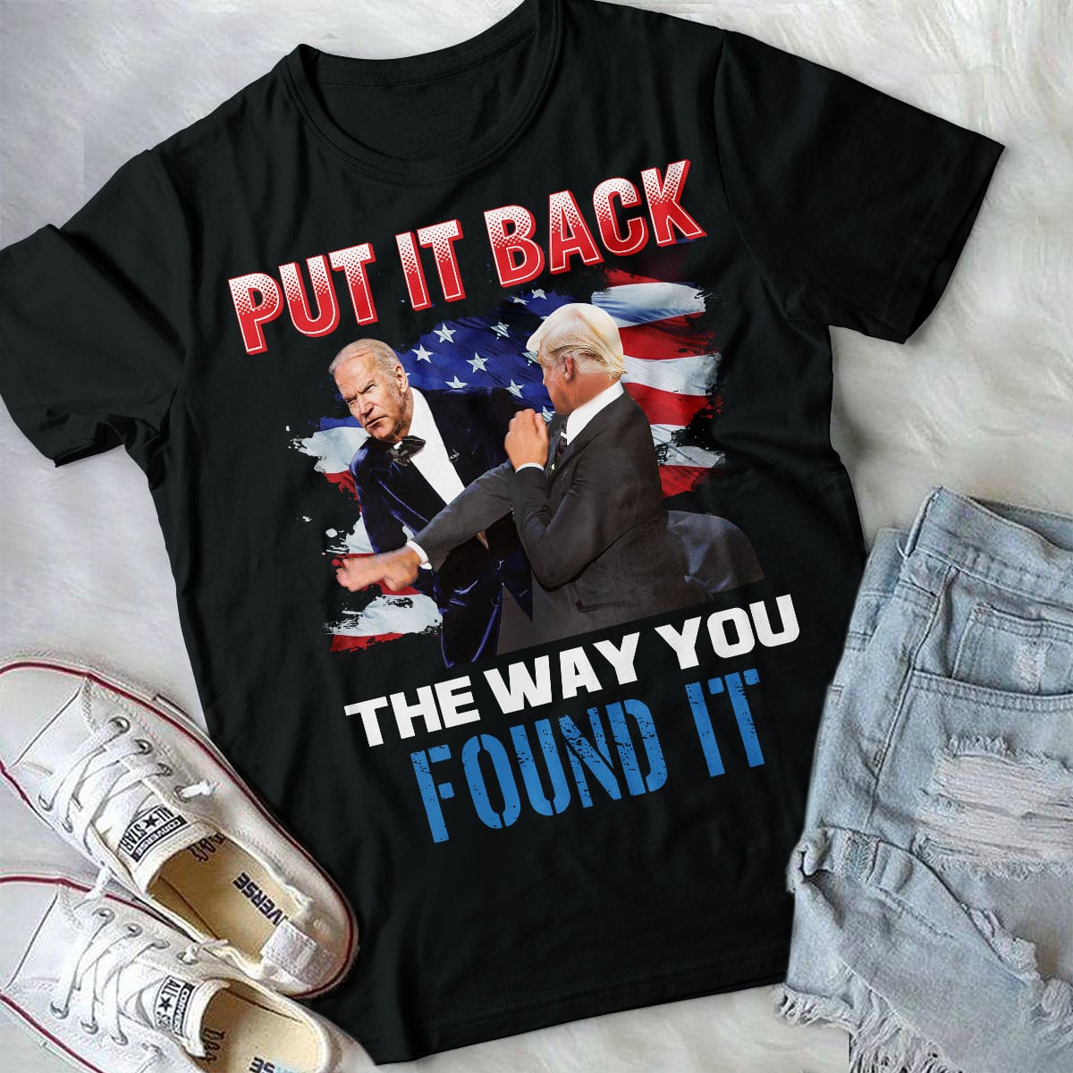 1VT. Trump Biden Put It Back shirt mk2