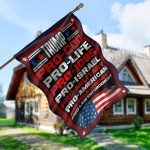 3O. Turmp Pro God (30x40) House Flag Mockup 5