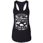 4Th. Pig Cow Chicken BBQ 2, Black, Ladies Racerback Tank