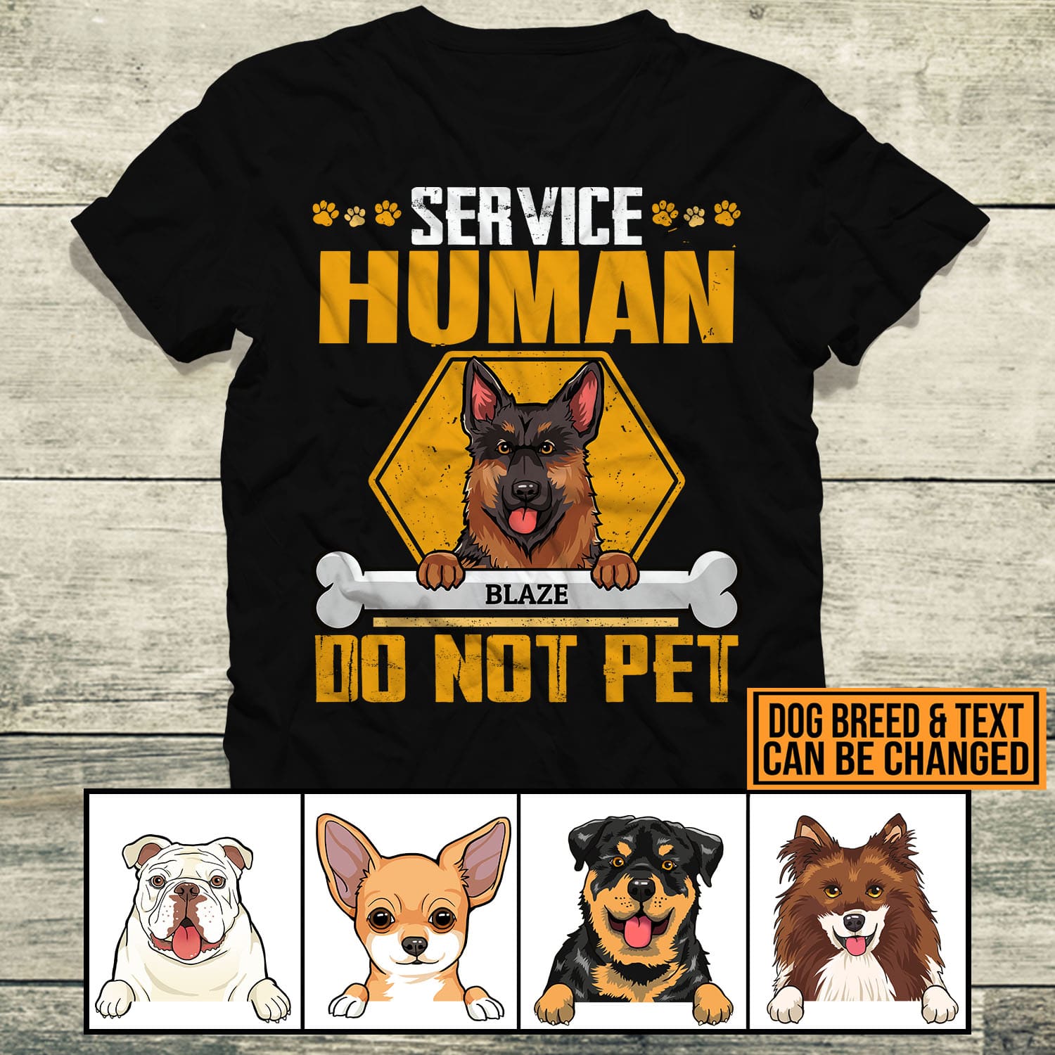 7VT. Service Human shirt mk4