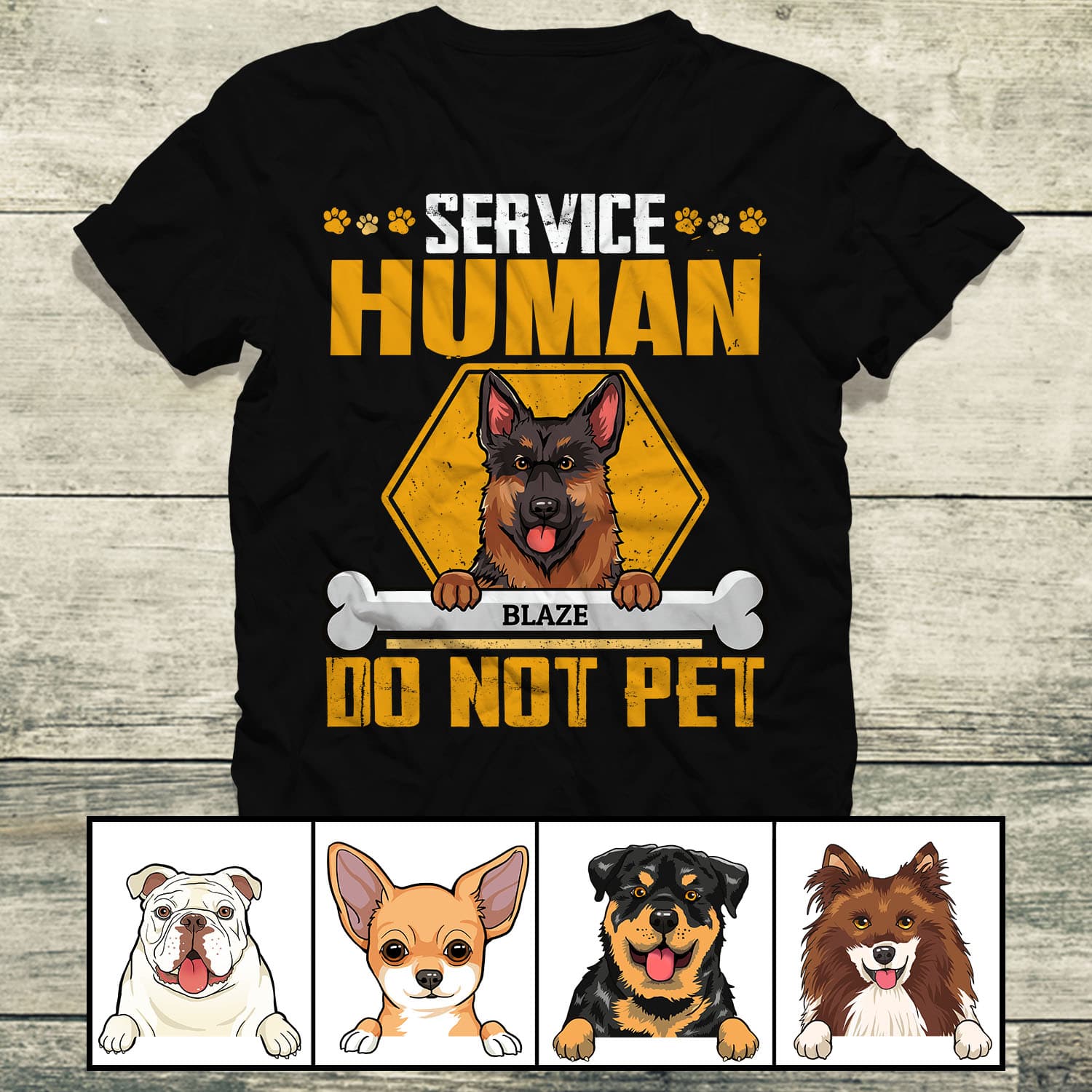 7VT. Service Human shirt mk5