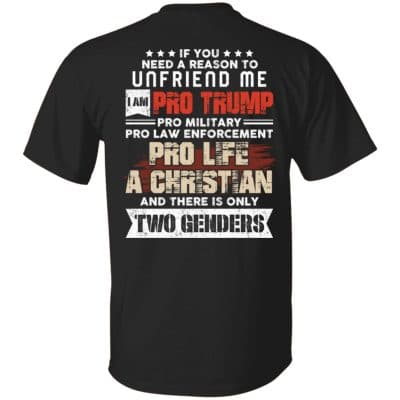 4VT. Pro Trump If You Need A Reason, Black,