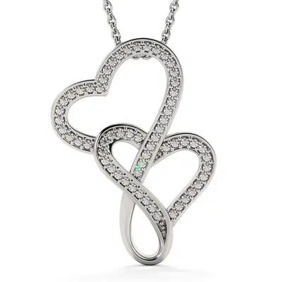 Double Hearts Necklace