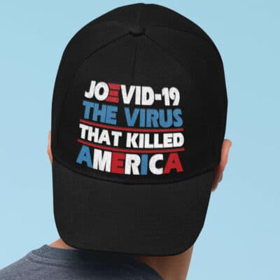 Joevid-19 The Virus That Killed America Twill Cap - High-Profile Snapback Hat