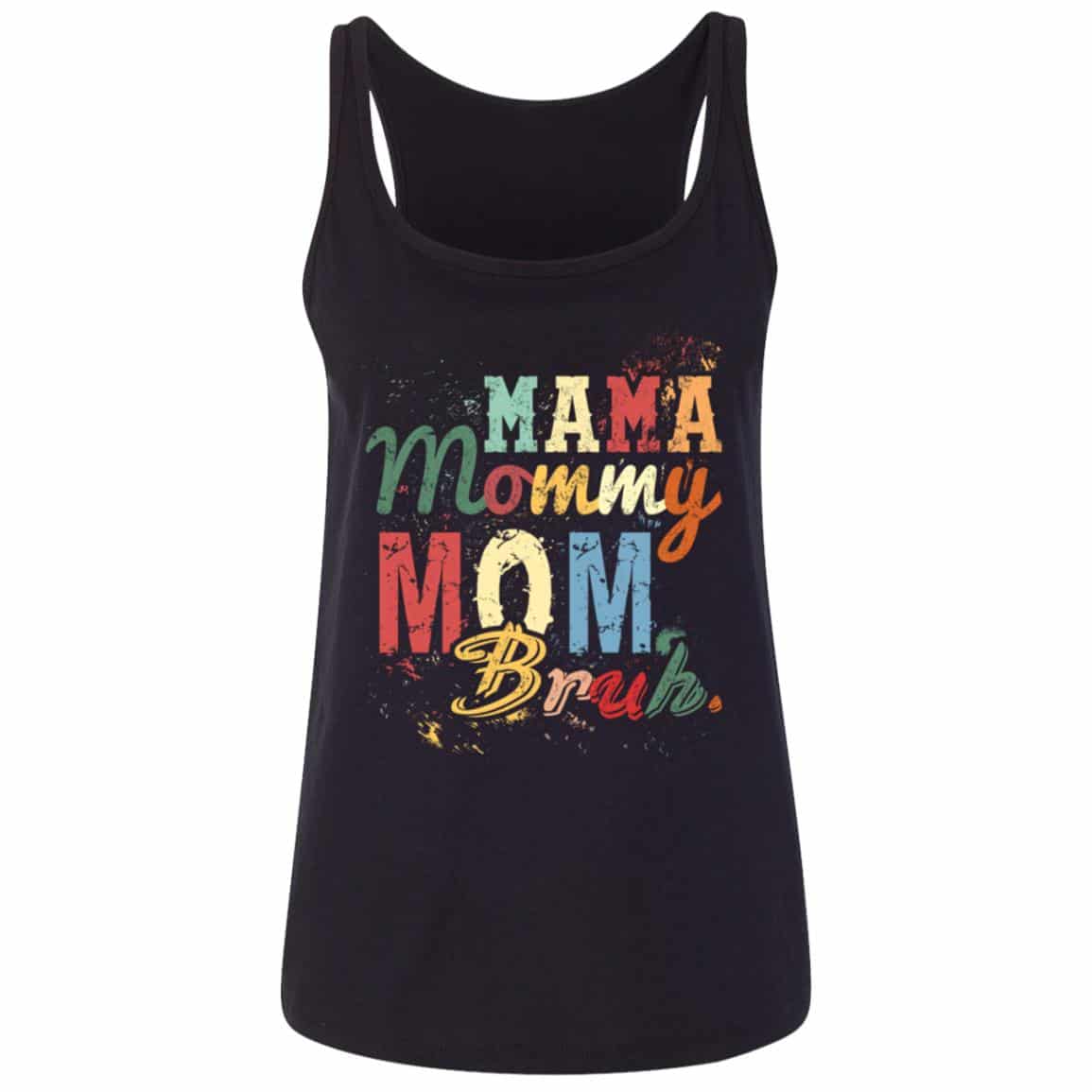 6488 Ladies' Relaxed Jersey Tank, Black, Ladies Tank Top