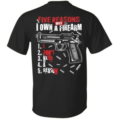 1VT. Gun Five Reasons Why, Black,