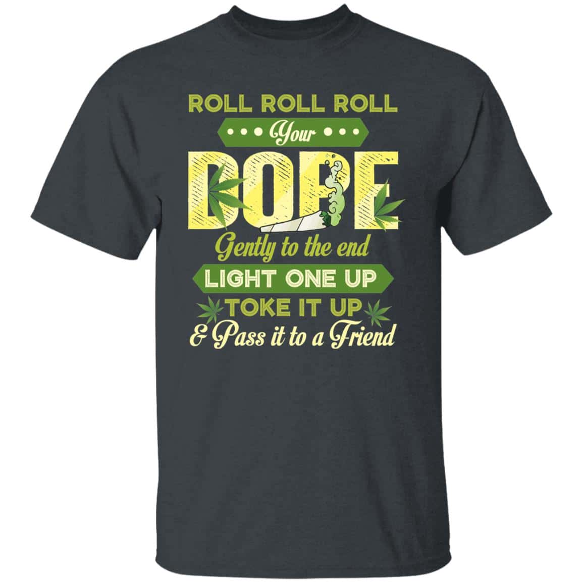 4VT. Roll Roll Roll Your Dope, Dark Heather, 4VT. Roll Roll Roll Your Dope, Dark Heather,