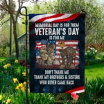 2Th. Memorial Day Is For Them Flag (30x40) Garden Flag Mockup 5