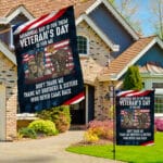 2Th. Memorial Day Is For Them Flag (30x40) Garden & House Mockup 3
