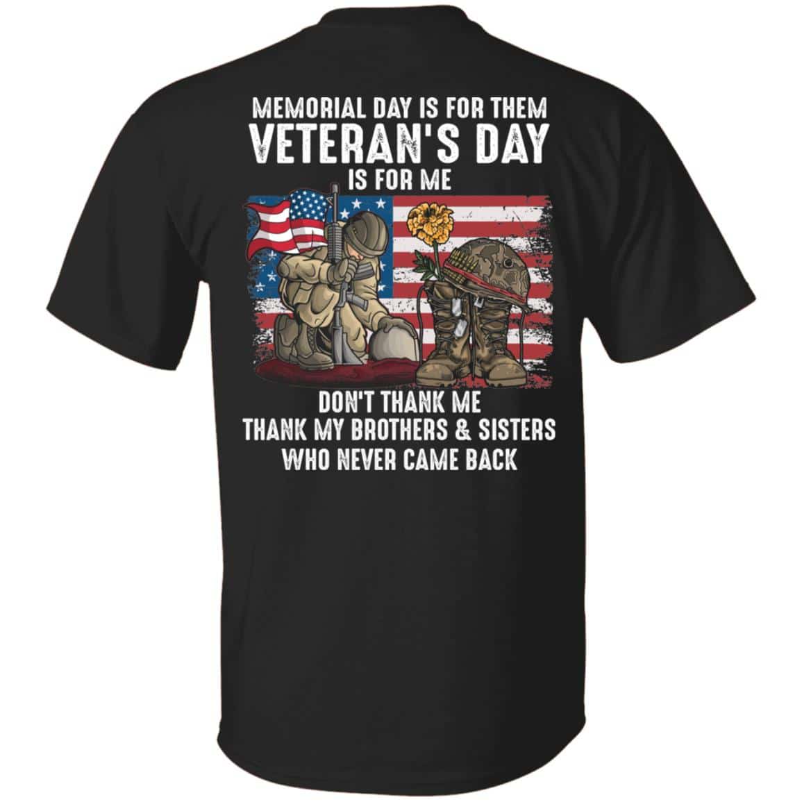 2Th. Memorial Day Is For Them 2, Black, Unisex T-Shirt 2Th. Memorial Day Is For Them 2, Black, Unisex T-Shirt