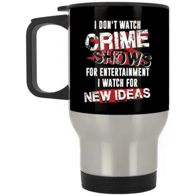 14 oz. Silver Travel Mug