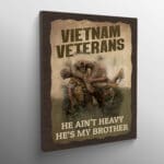 4VT. Vietnam Veteran He Ain't Heavy canvas mk2