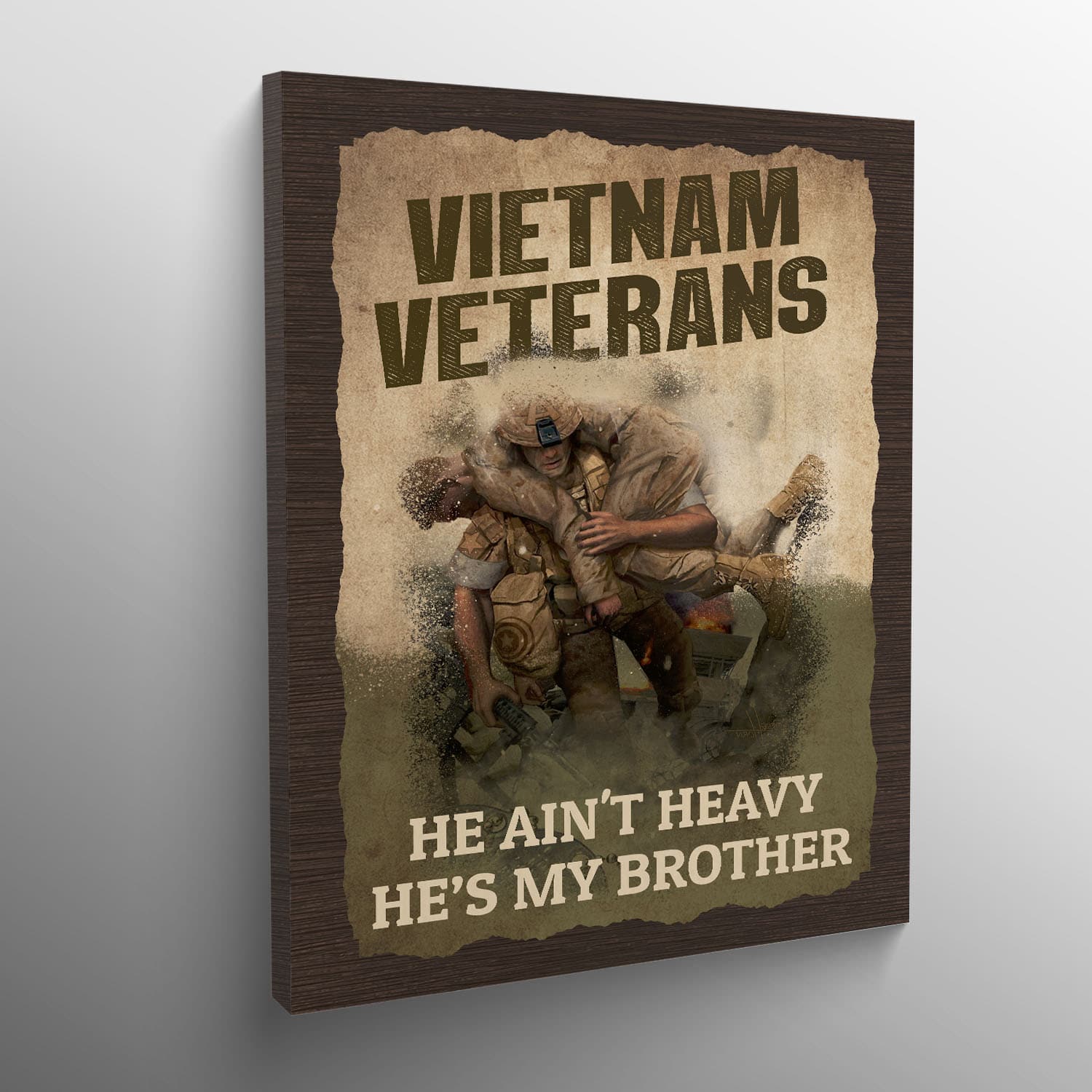 4VT. Vietnam Veteran He Ain't Heavy canvas mk2