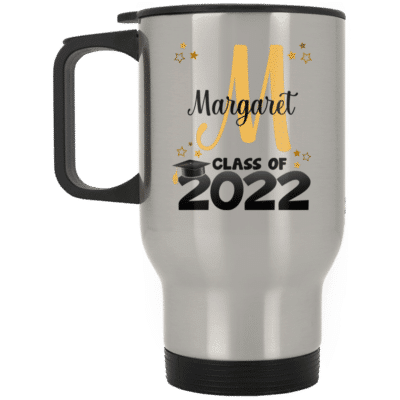 14 oz. Silver Travel Mug