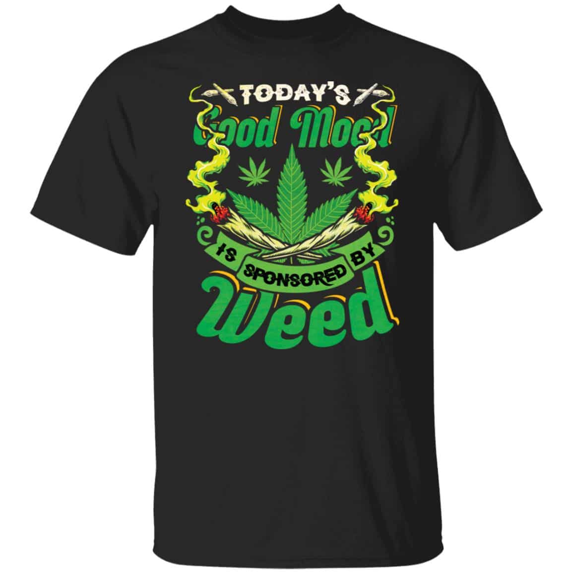 3Th. Sponsored by weed 2, Black, Unisex T-Shirt 3Th. Sponsored by weed 2, Black, Unisex T-Shirt