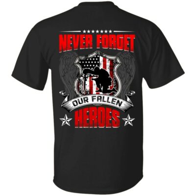 2Th. Our Fallen Heroes 2, Black, Unisex T-Shirt