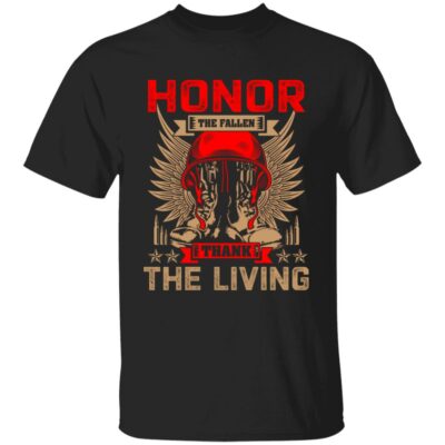 3Th. Honor The Fallen, Black, Unisex T-Shirt