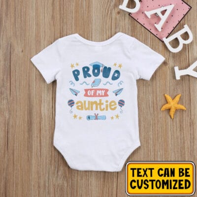 Alternative view of Personalized Proud Of Senior Baby Onesie - Baby Infant Bodysuit