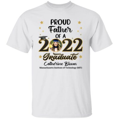 Personalized Grad shirt, White, Unisex T-Shirt