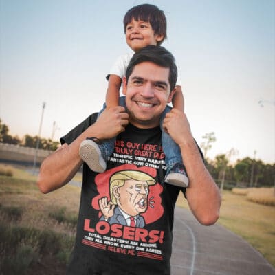 Alternative view of This Guy Here Is A Truly Great Dad Really Terrific Very Handsome Believe Me Funny Trump T-Shirt - Dad Trump Shirt