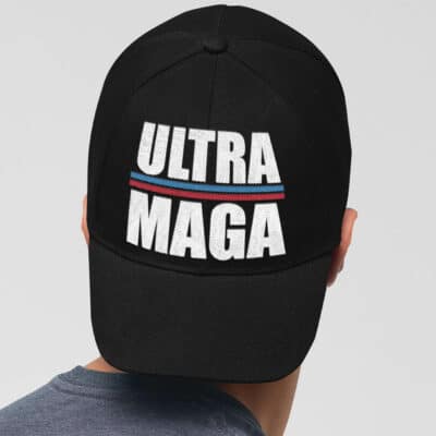 Ultra Maga Proud Ultra-Maga Trump President American Twill Cap - Snapback Hat