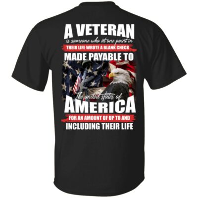 5VT. A Veteran Is Someone 3, Black, Unisex T-Shirt