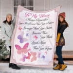 6. TO My Niece blanket Blanket Mockup 8