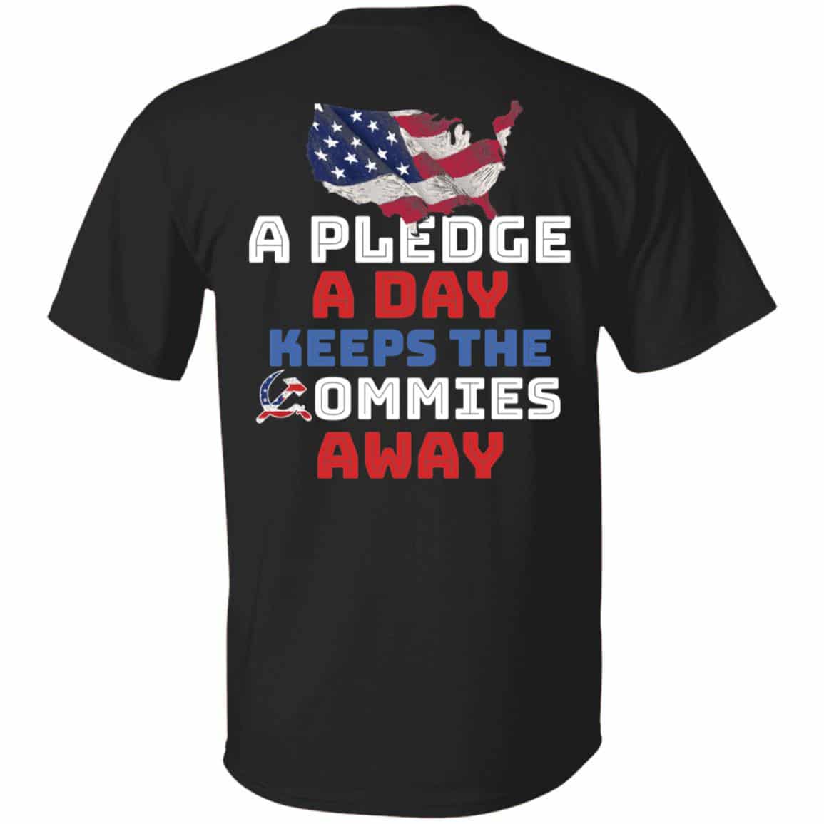 5P. Keep commies away (Tee) 3, Black, Unisex T-Shirt 5P. Keep commies away (Tee) 3, Black, Unisex T-Shirt