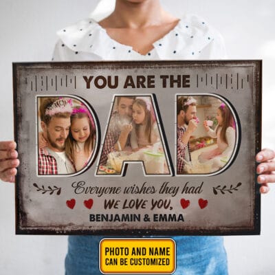 Personalized Photo You Are The Dad Everyone Wishes They Had Framed Canvas Prints - Unframed Poster Wall Art