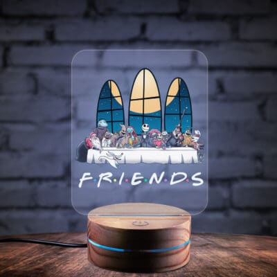 Nightmare Before Halloween Christmas Night Light - Friends Led Light