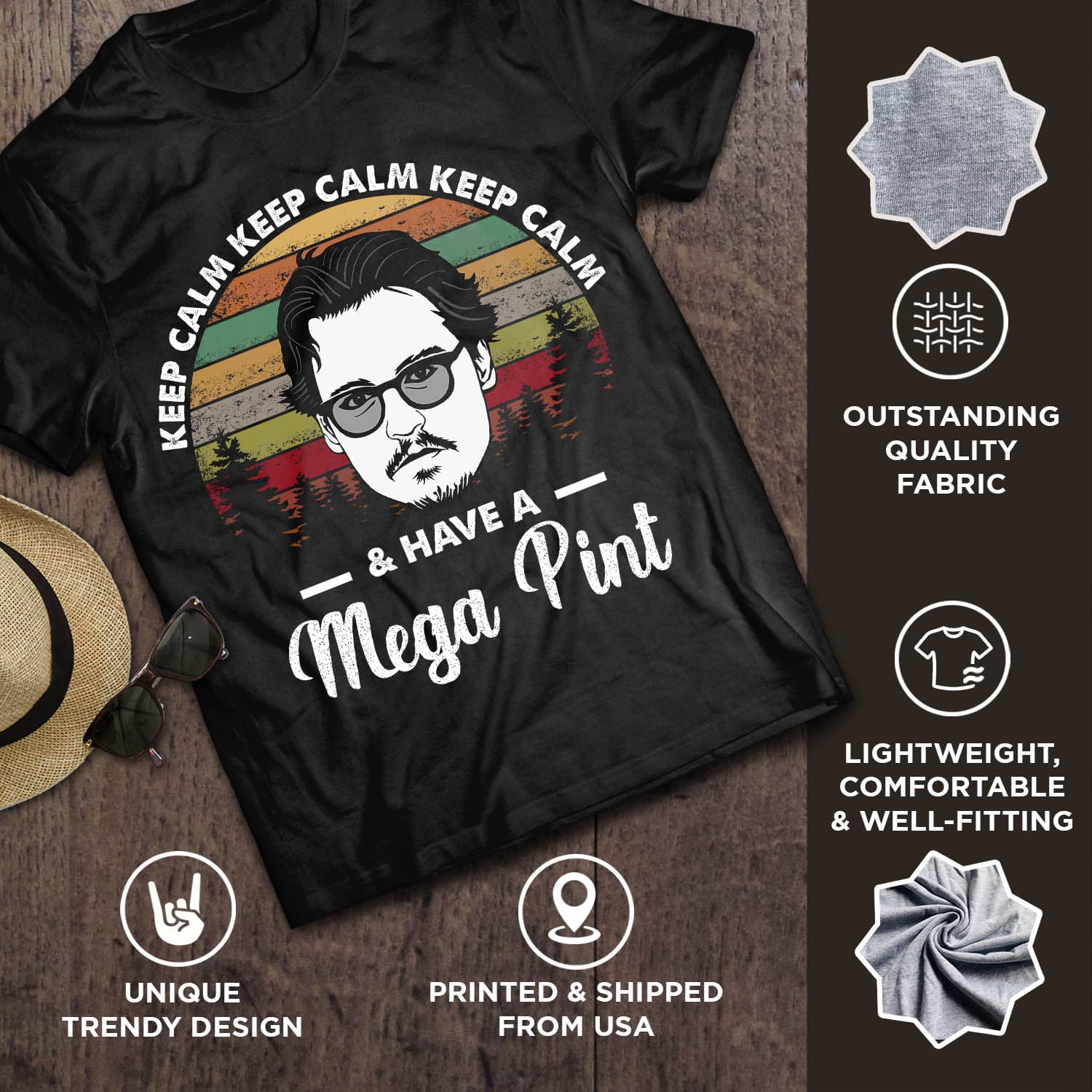 7O. Keep Calm-T-Shirt Key Features Mockup-Mockup 2