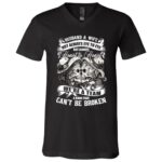 8Th. Husband and Wife, Black, V-Neck T-Shirt 8Th. Husband and Wife, Black, V-Neck T-Shirt
