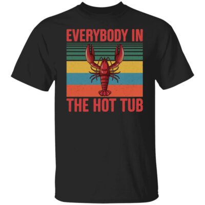 1Th. In the hot tub 1, Black, Unisex T-Shirt