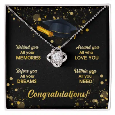 Behind You All Your Memories Before You All Your Dreams Graduation Necklaces for Her 2024 2025
